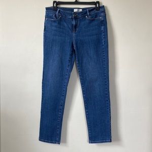 J. Jill straight leg blue jeans size 8P